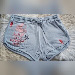 Custom Design Mermaid Vinyl Decal Shorts LG